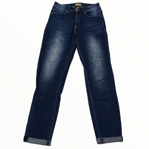 Raw 7 Jeans Size 5 Stretch Skinny Cuffed Blue - Picture 1 of 7